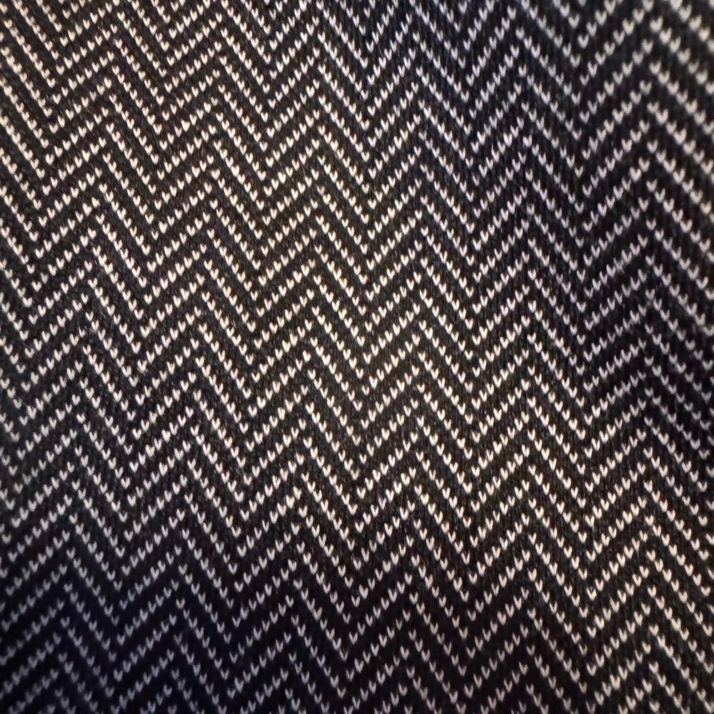 Anne Klein women’s white and black herringbone patterned Dress Trousers NWT - Picture 7 of 14